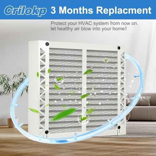 2 Pack 410 Replacement Filter Compatible with AprilAire Whole House Air Purifiers Model 1410, 1610, 2410, 2416, 3410, 4400, Size:16x25x4(15.5" x 27.36" x 3.77") MERV 11 Pleated HVAC AC Furnace Filter