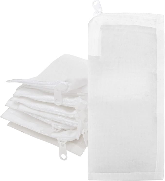 Segarty Media Bags for Aquarium Filter, 10 Pack 0.15mm Extra Fine Mesh 7.7 x 3