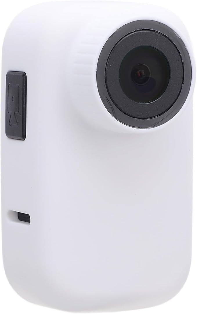 Pet Body Worn Camera, Water Portable HD Wearable Body Cam with Multiple Functions, for Cats Dogs Outdoor Travel Adventures (White)