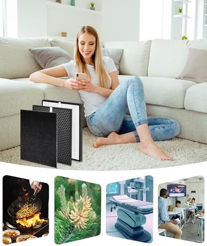 OV200 Replacement Filter Compatible with Oransi OV200 Air Purifier, Compared to Part# RF200