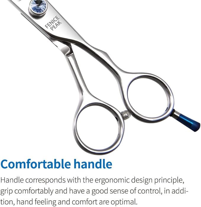Fenice Professional 7/7.5/8 Pet Grooming Scissors Thinning Cutting Shears for Dog s/Cats Thinning Rate:70-80%(8.0 inch)