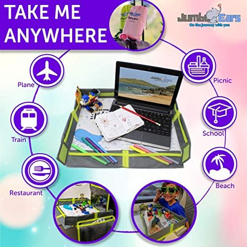 Gray Foldable Airplane Tray Placemat Cover