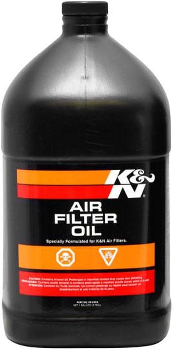 K&N Air Filter Oil: 1 Gallon; Restore Engine Air Filter Performance and