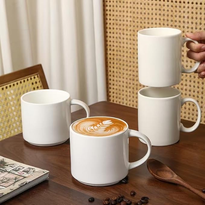 Ceramic Coffee Mugs 13 oz, Cups Set of 6, Mug