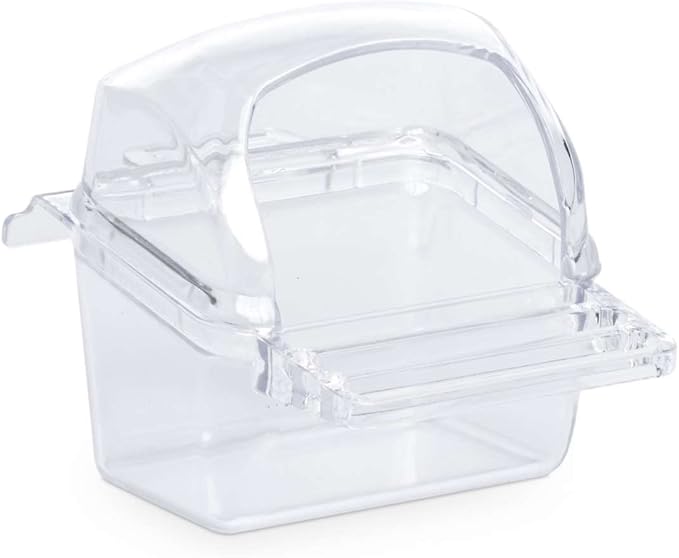 Prevue Pet Products BPV1219 1-Card Hooded Bird Cage Plastic Cup, Colors Vary