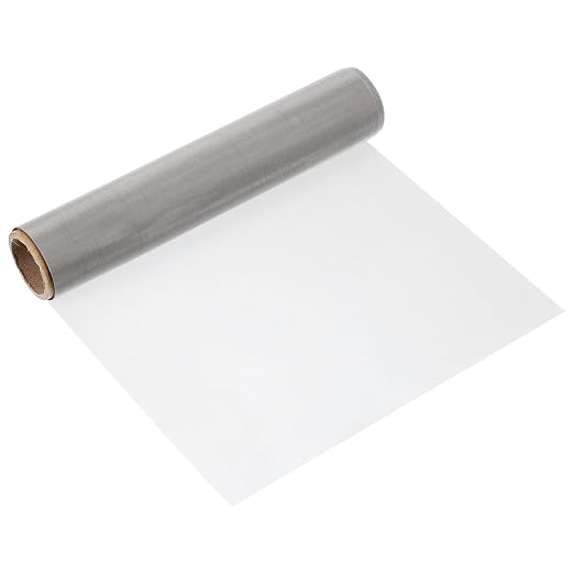 uxcell 120 Mesh 118" x 10" Woven Wire Mesh, 316 Stainless Steel Air Vent Filter
