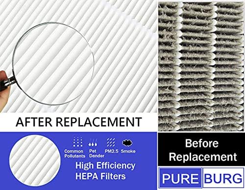 PUREBURG Replacement Filter Set Compatible