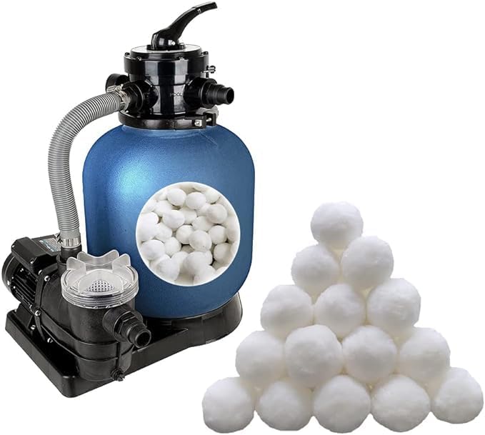 3 lbs Pool Filter Balls Eco-Friendly Fiber Filter Media