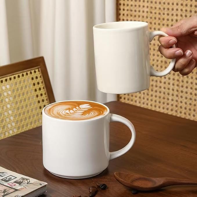 Ceramic Coffee Mugs 13 oz, Cups Set of 6, Mug
