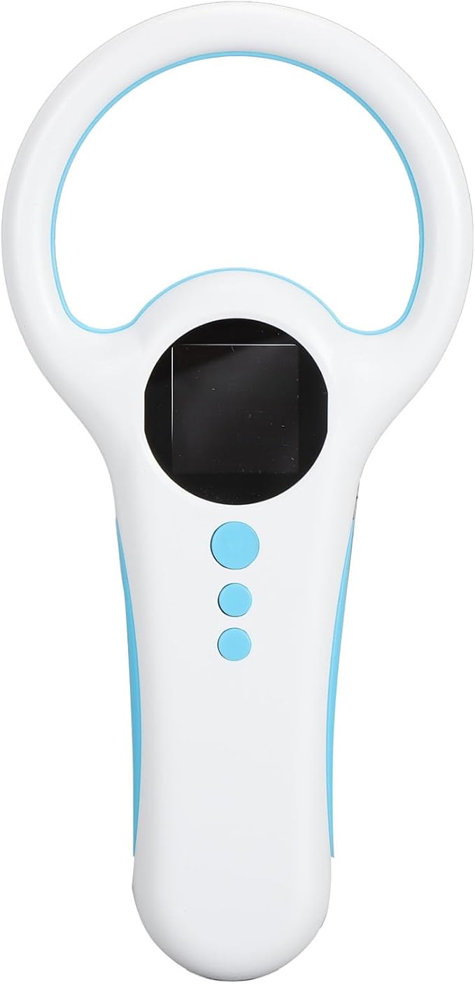 Semme Pet Microchip Reader with Multi Connection Modes USB .44" TFT LCD Supports 134.2KHz 125KHz