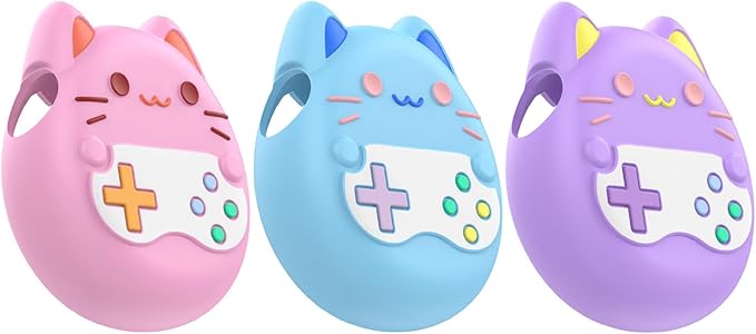 Flexible Silicone Protective Case Shell Cover for Interactive Digital Pet Toy Ensures Full Coverage & Easy Button Access Case