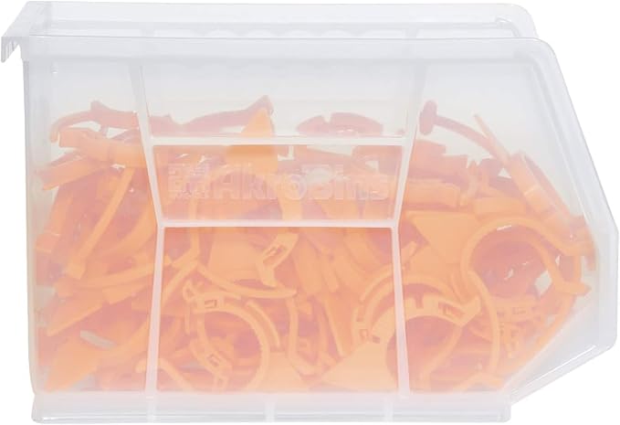 Akro-Mils 30239 AkroBins Plastic Storage Bins, Space-Saving Stackable Bins