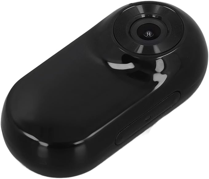 Cat Video Camera,Pet Collar Camera 120 Deg Lens OTG Connection Video Recording Adjustable Magnetic Cat Sport Camera for Outdoor 1920x1080P (Black)