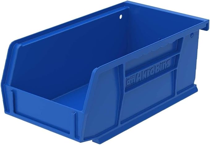 Akro-Mils 30220 AkroBins Plastic Storage Bins, Space-Saving Stackable Bins