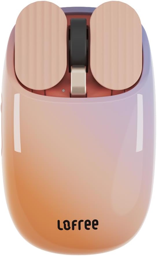 LOFREE Wavy Chips Dual-Mode Wireless Mouse - Sugar Color 70s