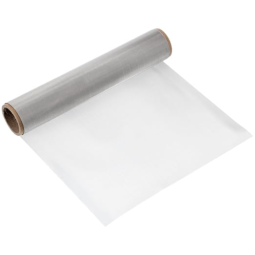 uxcell 200 Mesh 39" x 10" Woven Wire Mesh, 316 Stainless Steel Air Vent Filter