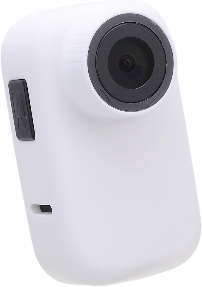 Pet Body Worn Camera, Pet Wearable Body Cam with HD Resolution and Water Design, Lightweight Action Camera for Dog Cat Outdoor Travel Adventures (White)