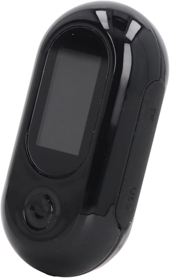 1080P Dog Collar Camera, Lightweight Pet Collar Cam with 0.96 inch LCD Display, 90° Wide Angle, Mini Pet Camera Cats (Black)