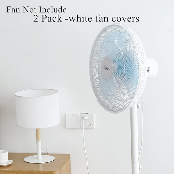 2 Pack - 18" Fan Safety Protection Cover, Kids Finger Protect Fan Net Guard