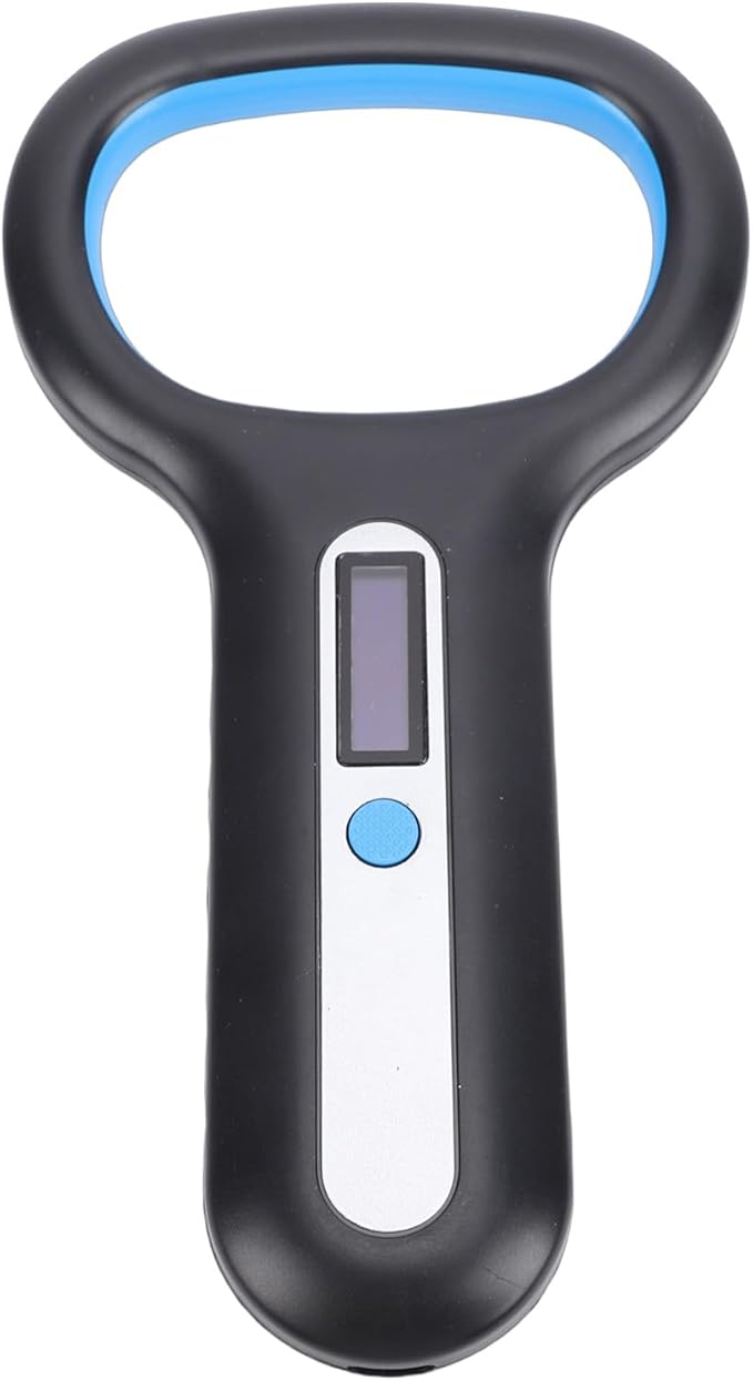 GLOGLOW Pet Microchip Scanner, Rechargeable Reader for Dogs and Cats with OLED Display and Connectivity for Vet Professionals Landscape Aquaculture (Black)
