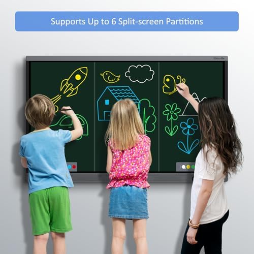 Shiarffe X5 Smart Board 55 Inch 4K Interactive Whiteboard