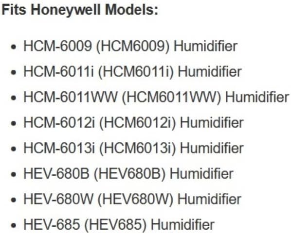 Honeywell HC14PF3 Replacement Wicking Filter E, 3 pack