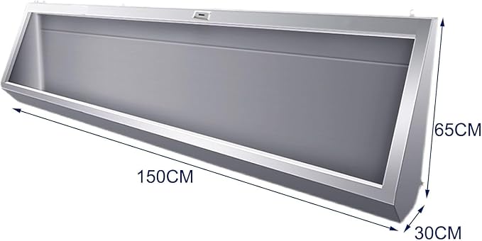 Wall-Mounted Stainless Steel Urinal Trough