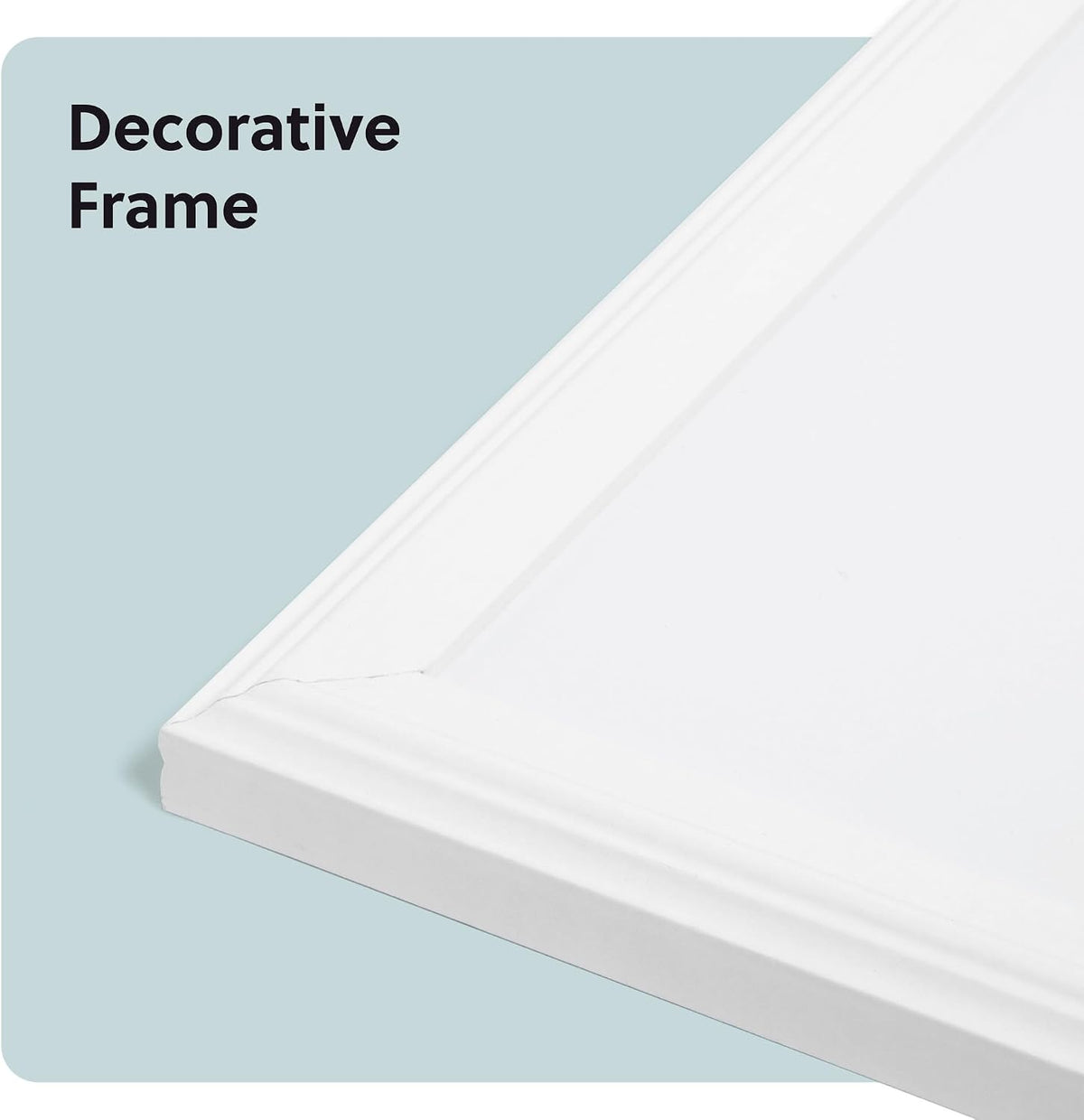 U Brands White Board, Dry Erase Boards, Wall Magnetic Whiteboard, 24" x 18"