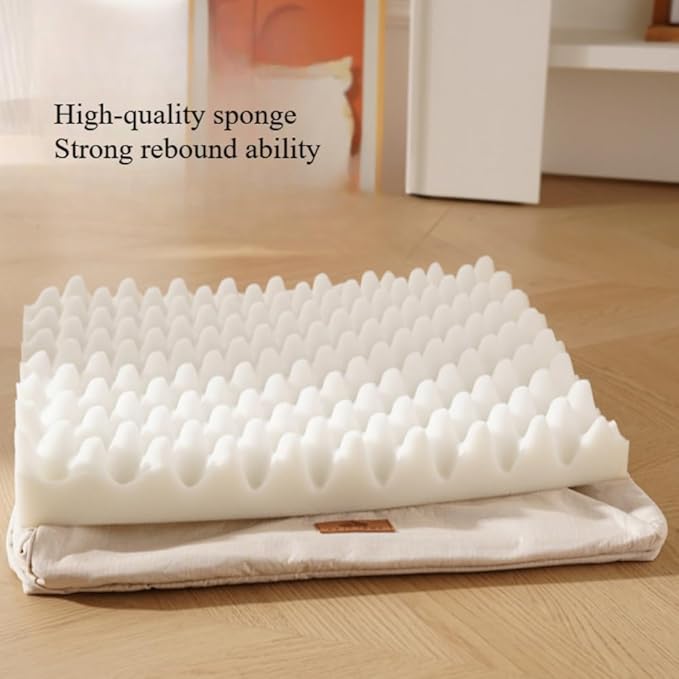 Large Dog Bed with Removable Washable Cover & Bolsters - Waterproof, Non-Slip Pet Sofa for Big Dogs(Green,42 * 28 * 10in)