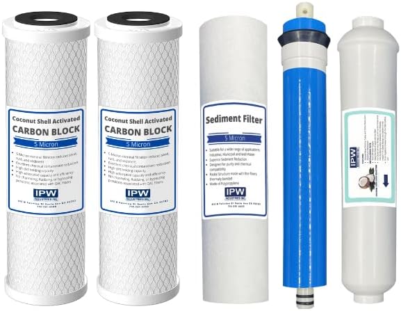 IPW Industries Inc. | W-525 Reverse Osmosis Water Filter Replacement Set