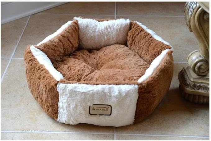 Dog Bed & Mat - Heavy Duty Canvas & Plush Cushion - Polyfill Comfort - Laurel Green & Ivory