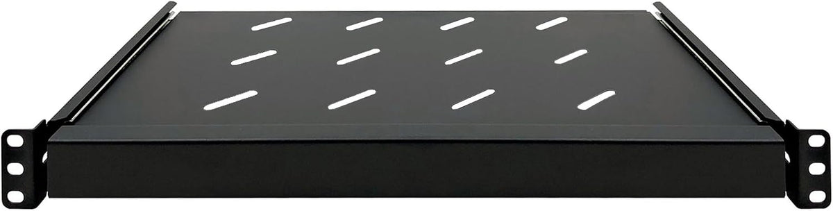 Electriduct 1U Keyboard Tray - Fully Extendable Universal 19" Rack Mount Sliding Shelf for Network Equipment Server Cabinet Enclosure with 3-Rail System and Mounting Hardware - 10.8" Deep