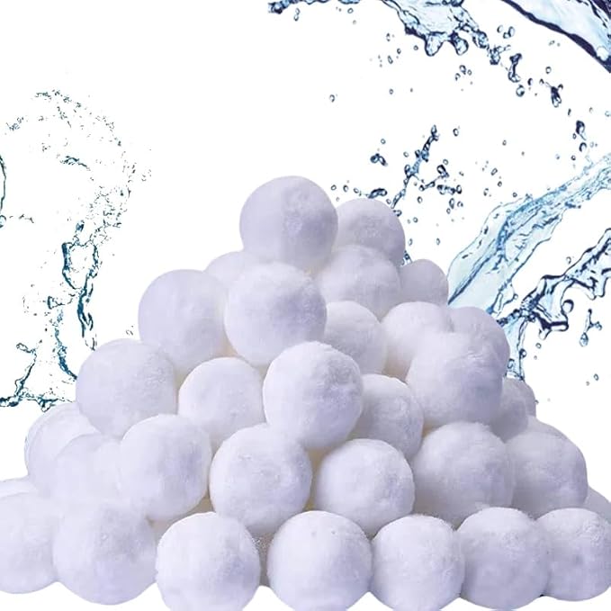 1.5 lbs Pool Filter Balls for Sand Filter, Reusable Pool Sand Filter Balls