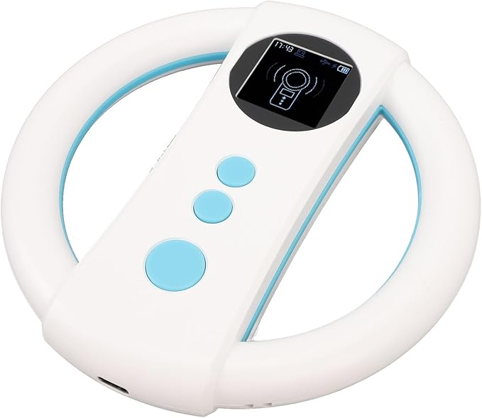 Portable Pet Chip Scanner with Dual Frequency RFID Support, Stores 500 Animal IDs, Rechargeable 650mAh Battery, Animal Tag Reader for Dogs and Cats for Shelters