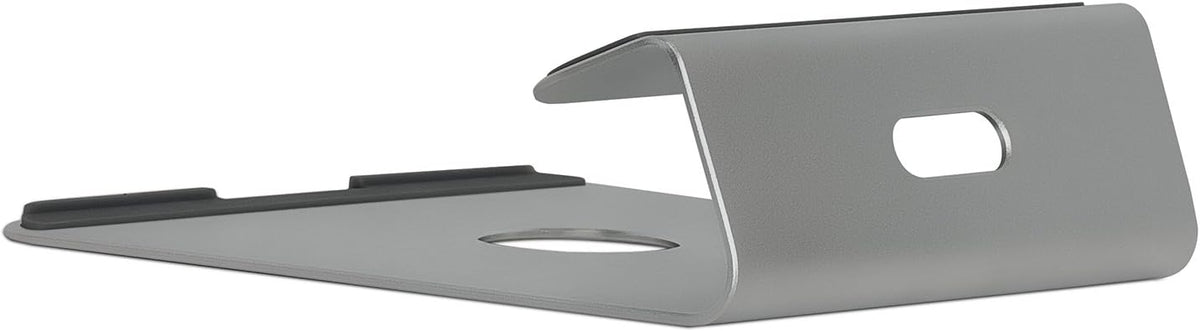 Mount-It! Tilted Laptop Stand for Desk, Aluminum Laptop Riser for 11-15 in