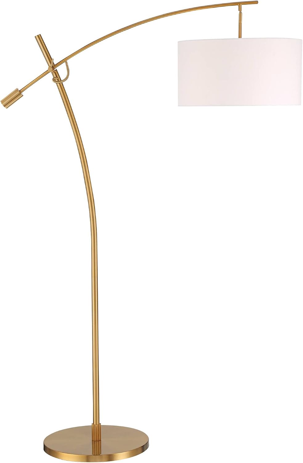 Raymond Warm Gold Adjustable Boom Arc 69" Tall Floor Lamp