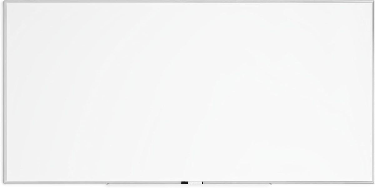 U Brands Dry Erase White Board, 96" x 48", Magnetic, Aluminum Frame