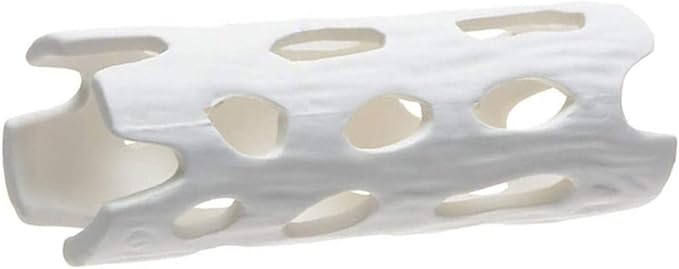 XMHF White Aquarium Decor Shrimp Shelter Tube Breeding Hiding Cave Holes Ornaments for Fish Tank