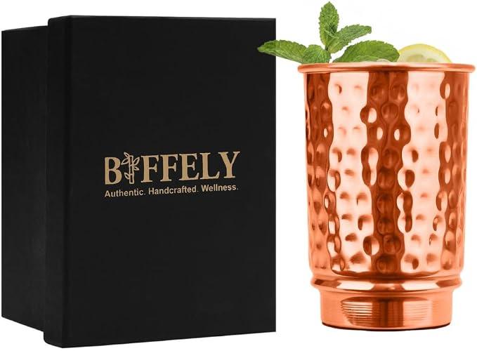 100% Pure Copper Tumblers |BPA Free| No coating| Lacquer Free| Handcrafted