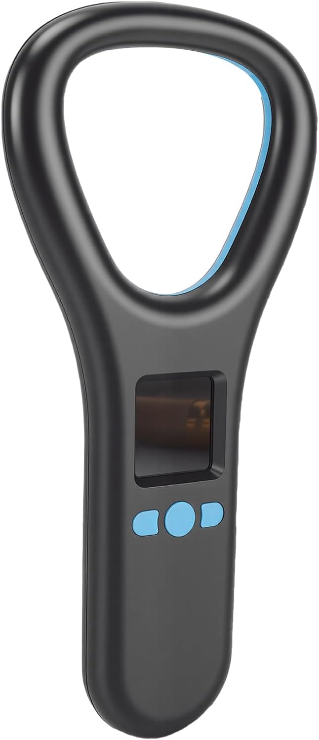 Tangxi Pet Microchip Scanner, EMID FDX B (ISO11784/85) Micro Chip ID Reader with 1.44" TFT Screen, 500 Storage Records, Upload to PC, 134.2/125khz, 15/10 Digits Chip Scanner
