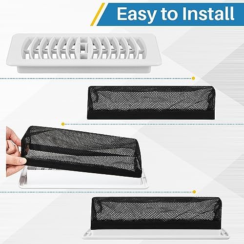 Zonon 12 Pcs Floor Register Trap Cover Vent Screen for Home