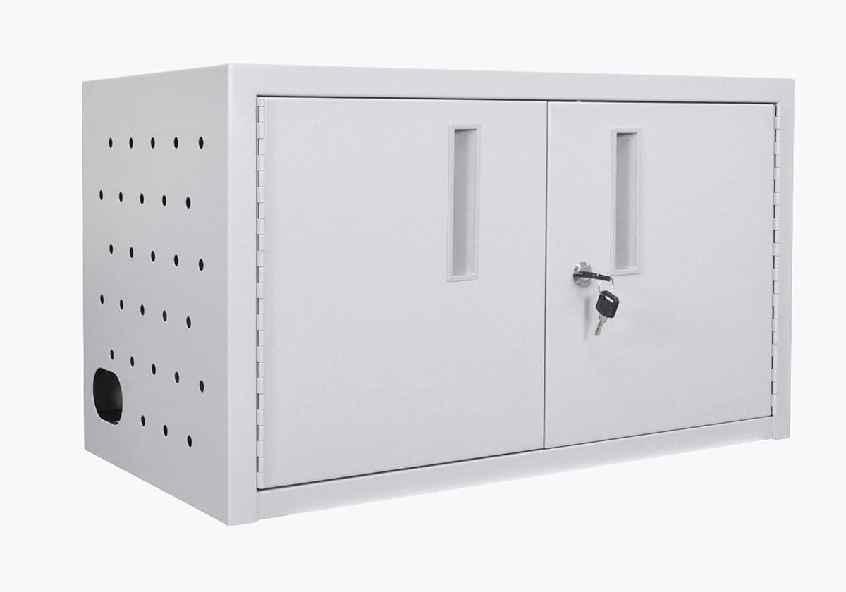 LUXOR LLTMW16-G Wall/Desk Charging Box 16 Tablets, Gray