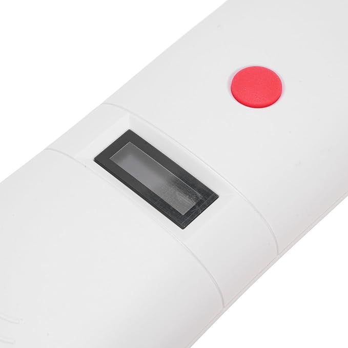 GOWENIC Portable 134.2KHZ Dog Chip Scanner, Animal Tag Scanner Recognizer with OLED Display for Dogs, Cats, Cows, ABS White