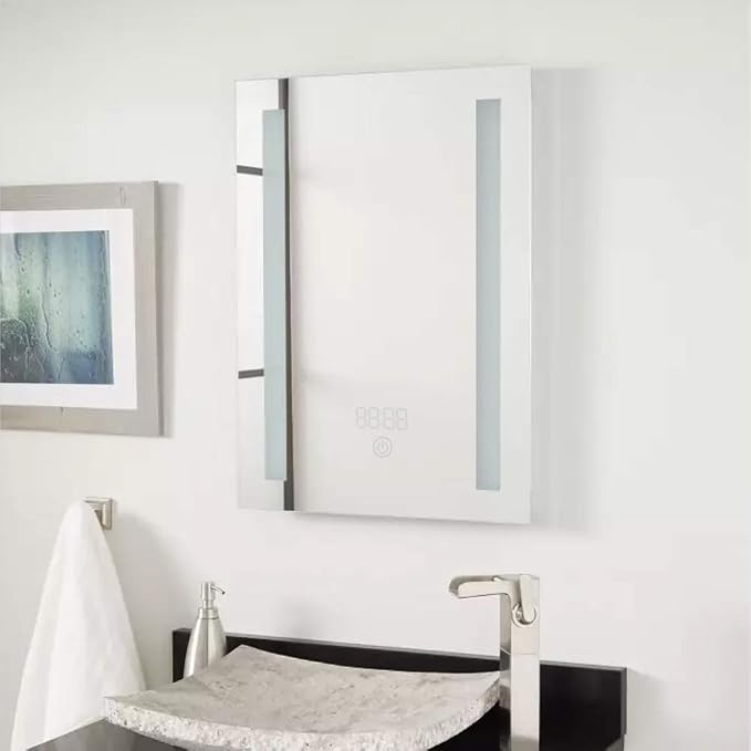 LED Bathroom Mirror with Demister Pad and Touch Switch