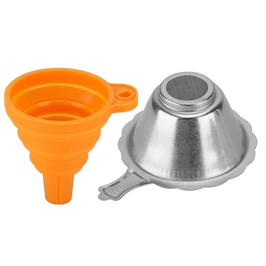 Jeanoko 3D Printer Silicone Funnel Metal Filter Mesh Light Curing Filter