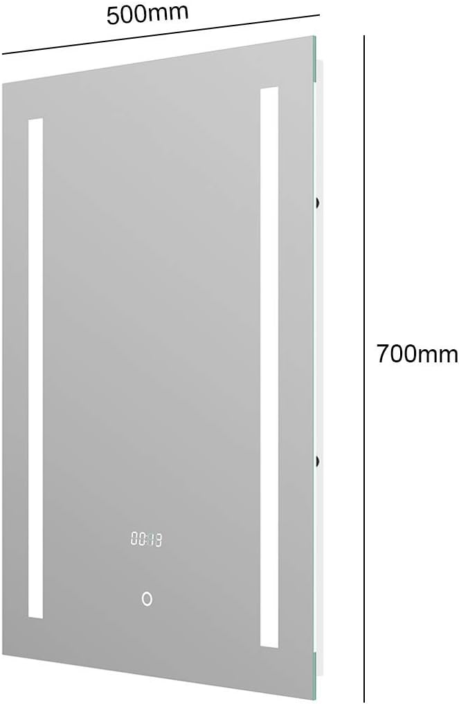 LED Bathroom Mirror with Demister Pad and Touch Switch