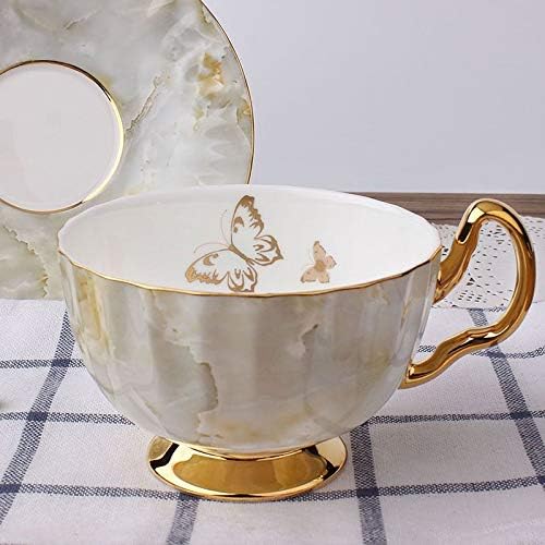 Bone China Cup and Saucer Set- Butterfly and Elegance