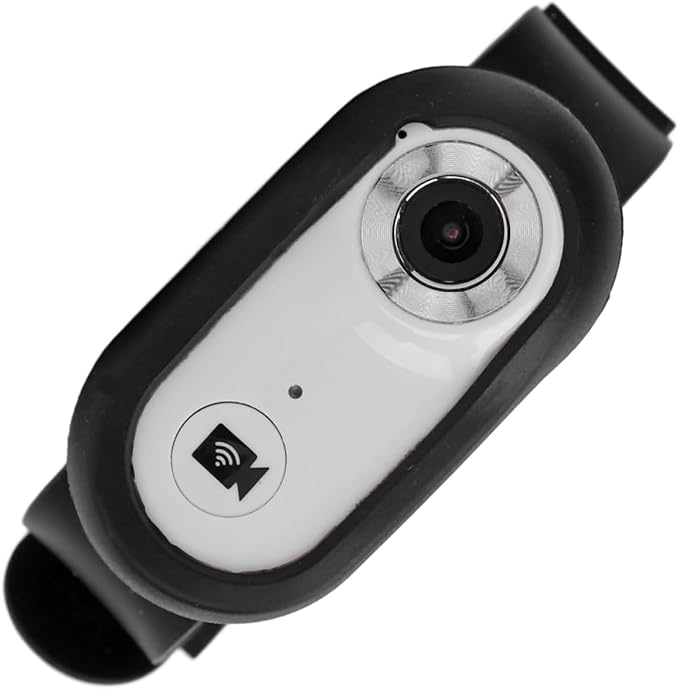 Hd 1080p Mini Pet Collar Camera with 8g Memory Card - Action Camera for Cats & Dogs, Ideal for Outdoor and Indoor Recording White