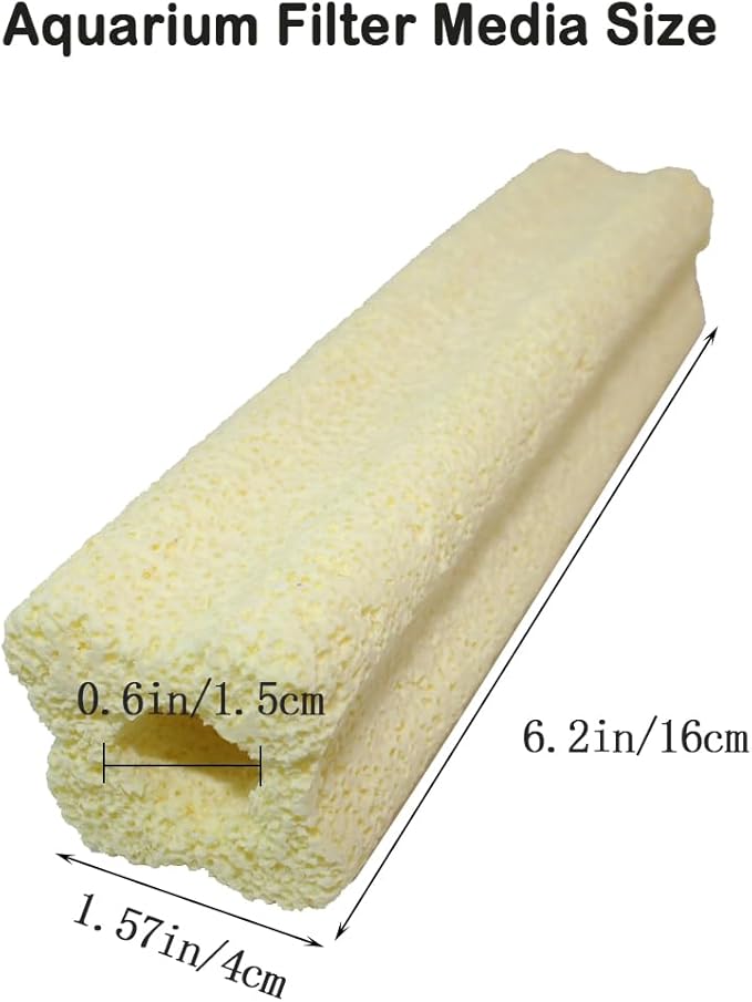 PINVNBY 10 Pcs Long Filter Media