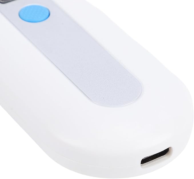 HEEPDD Pet Microchip Scanner, Trackers Reader for Dogs and Cats with OLED Display and Connectivity for Vet Professionals Pet Microchip Scanner, Rechargeable Nan Gardening (White)